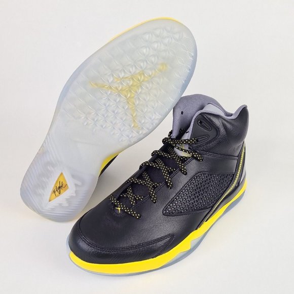 Nike Air Jordan Flight Remix Shoes Basketball Black Men Sneaker - Picture 9 of 12